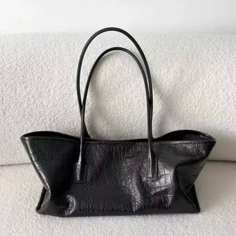 고급스러운 레트로 PU 소프트 가죽 크로커다일 엠보싱  - Luxury Bags Tote 리뷰 및 가격